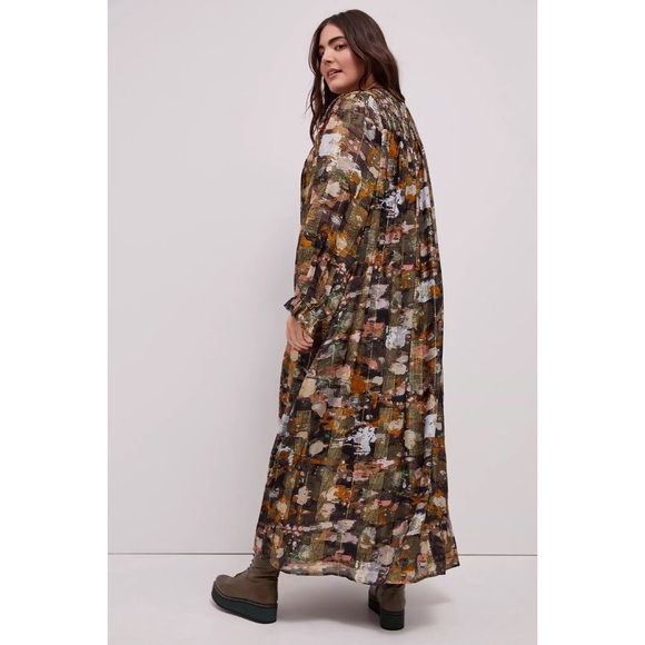 Anthropologie Blair Shimmer Maxi Dress Size S - Picture 7 of 9